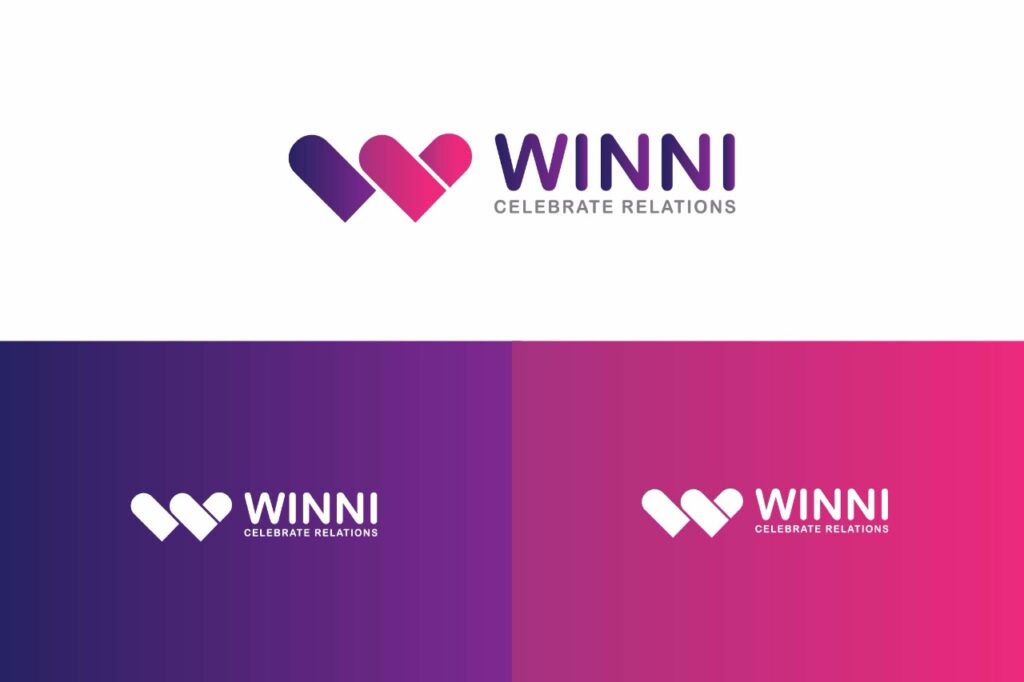 winni-rebranding-Logo, Identity design, Webdesign