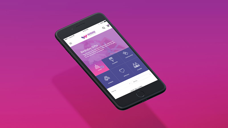 winni branding -Logo, Identity design, Webdesign