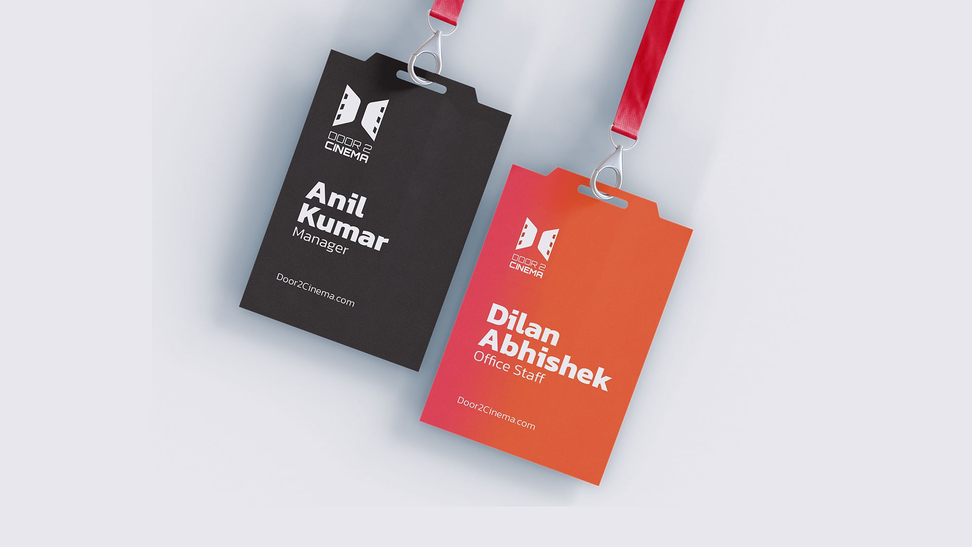 Logo Design and Branding of Door 2 Cinema.