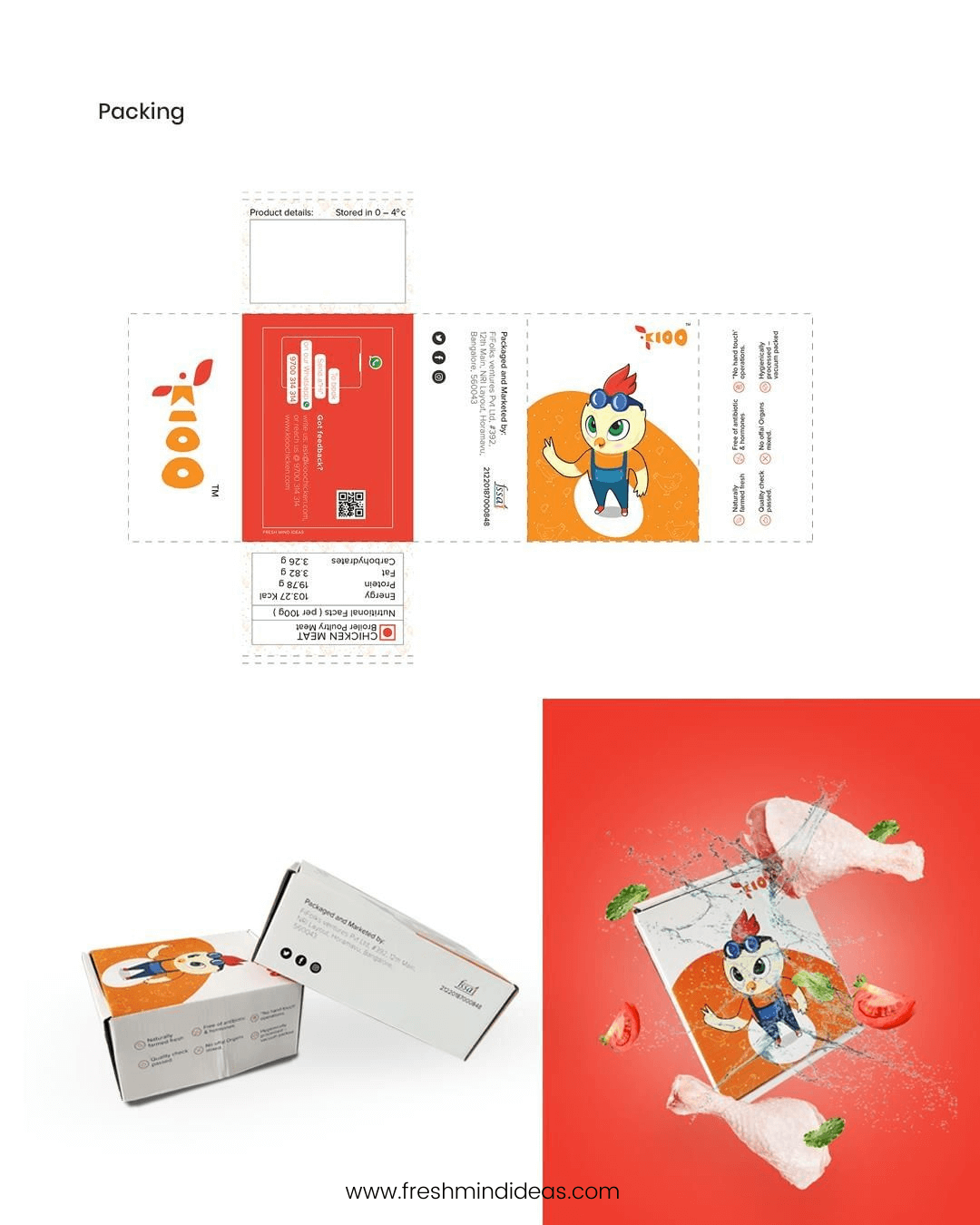 Kioo Chicken Branding -FreshMindIdeas