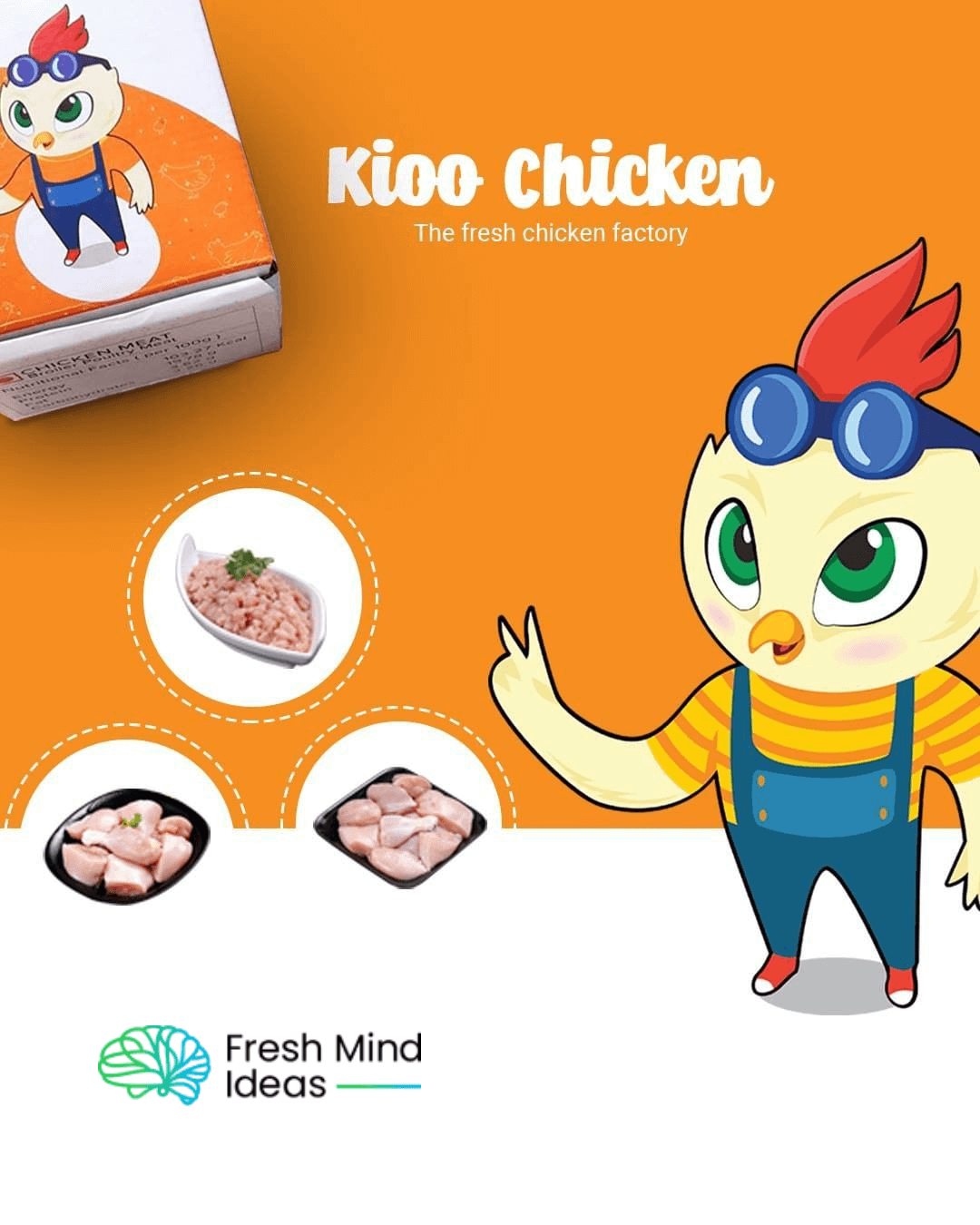 Kioo Chicken Branding -FreshMindIdeas