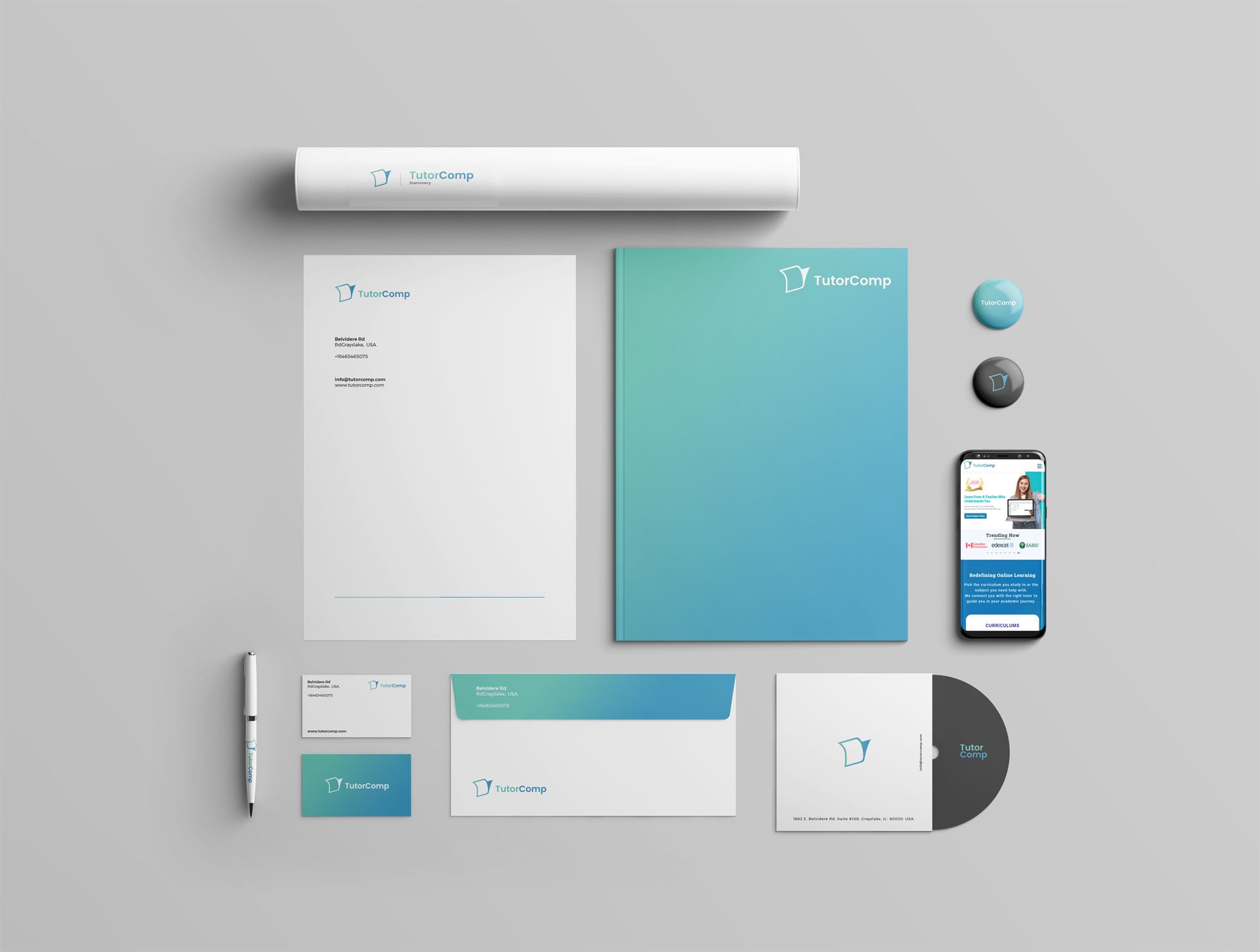 Tutorcomp - Branding, Web Design & Development