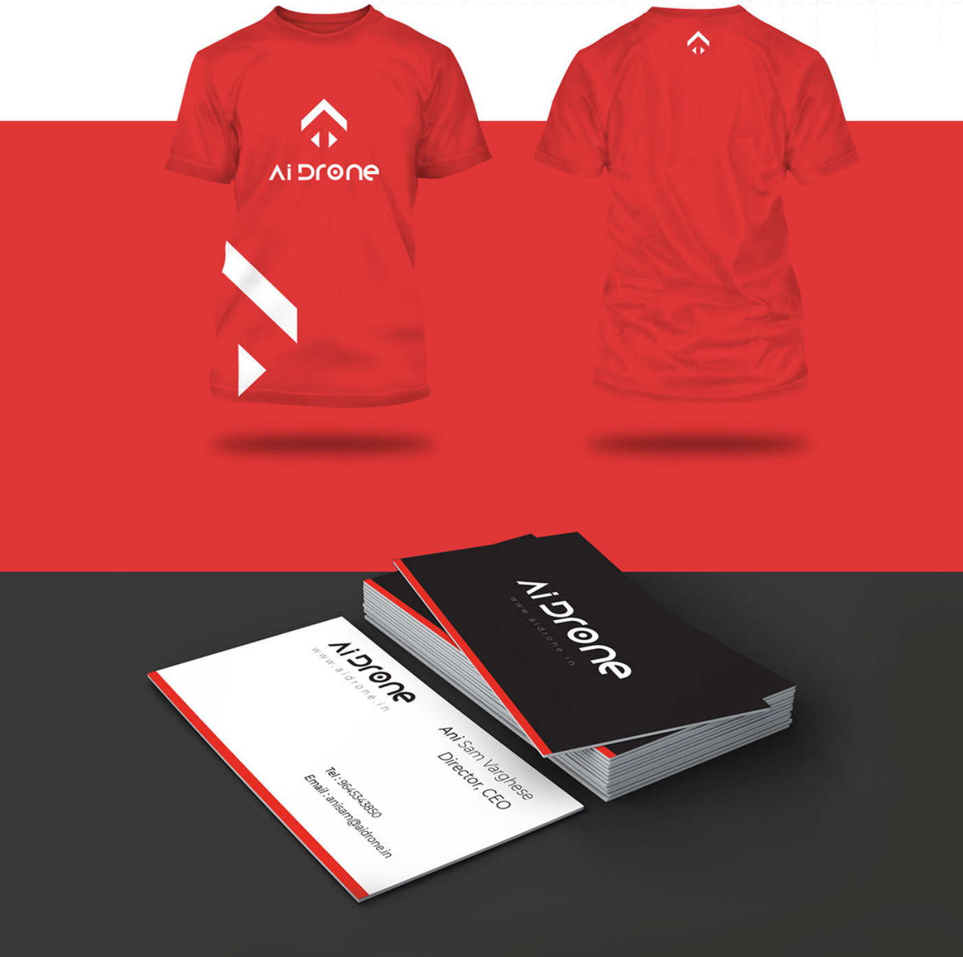 ai_drone Branding Logo, Identity design