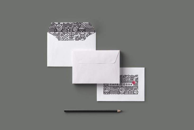 cafe-la-cosa Branding & Identity, Creatives Print & Packaging, Logo Design.