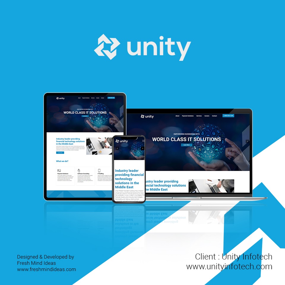 Unity- Branding,Logo,Web Design & Development