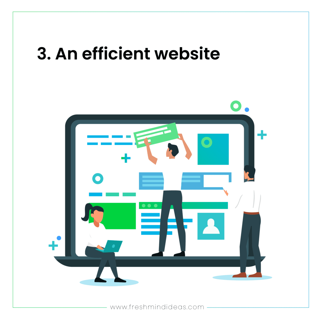 An efficient website