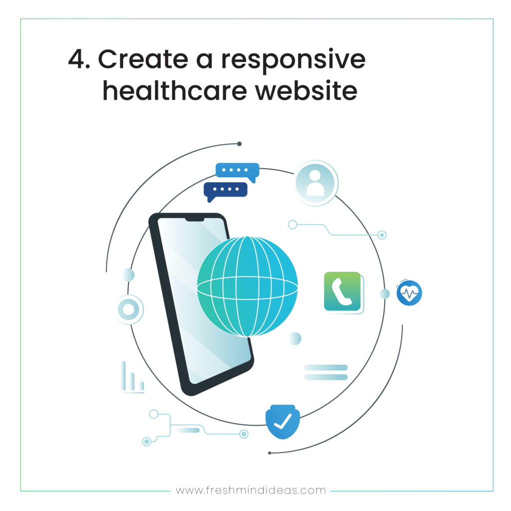 Create a responsive healthcare website