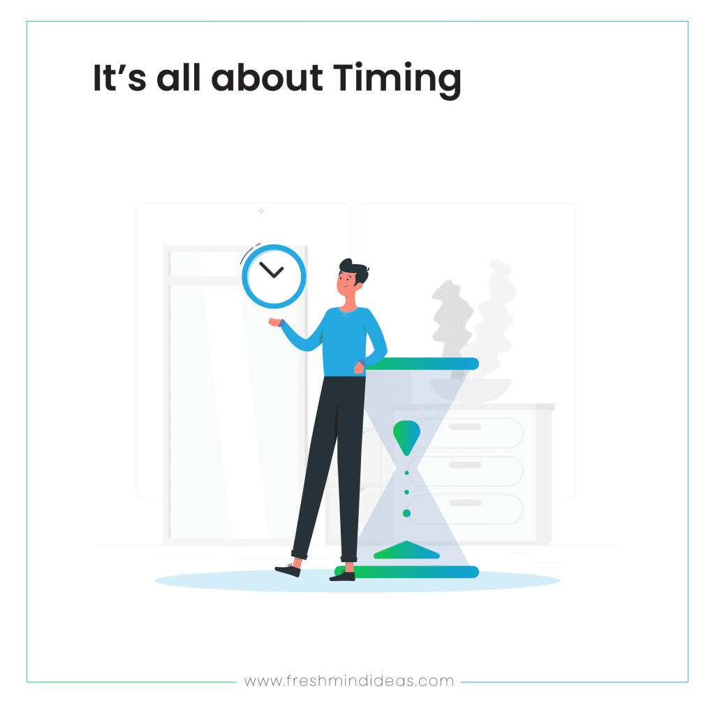 It's all about Timing