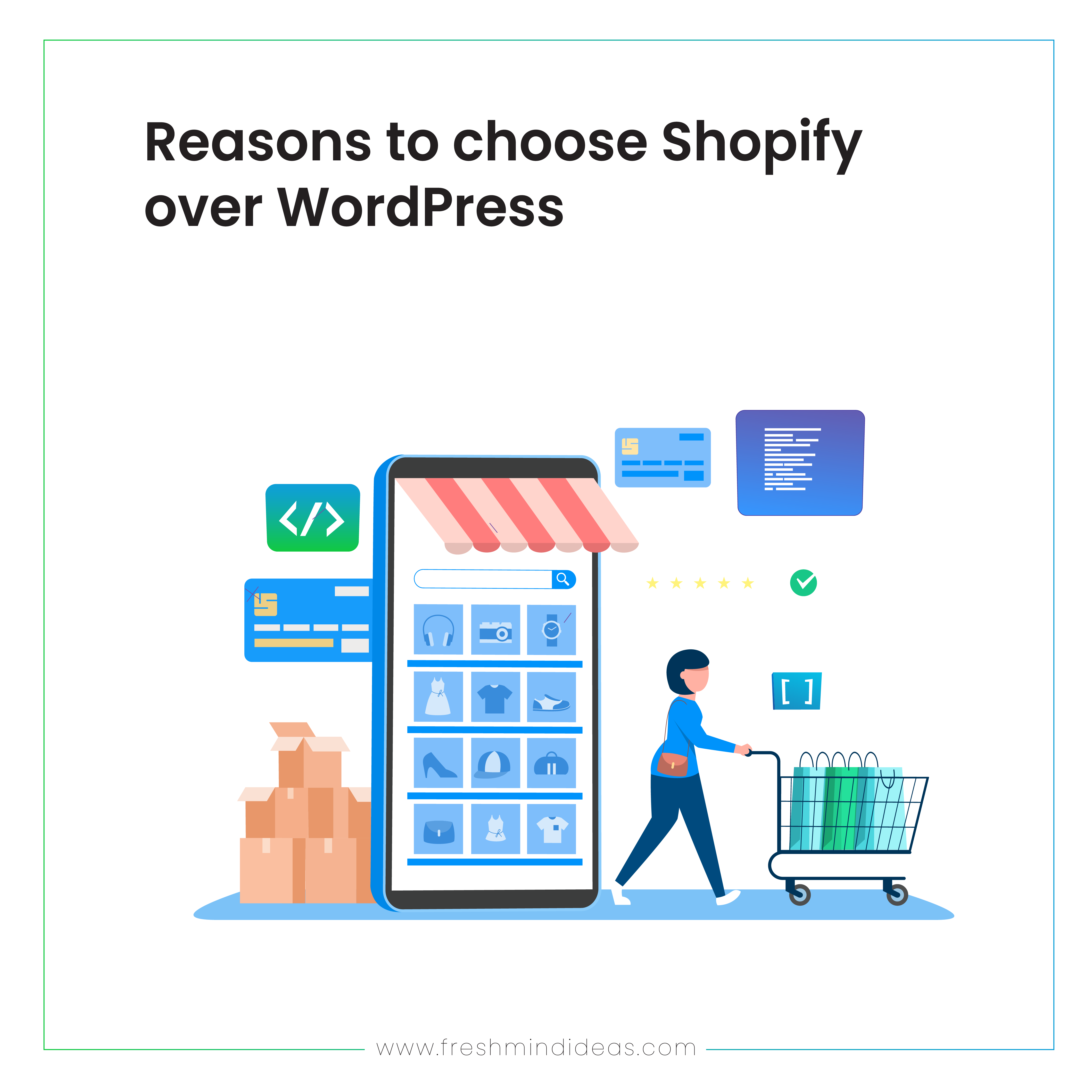 WordPress v/s Shopify - Which one should you choose for your business?